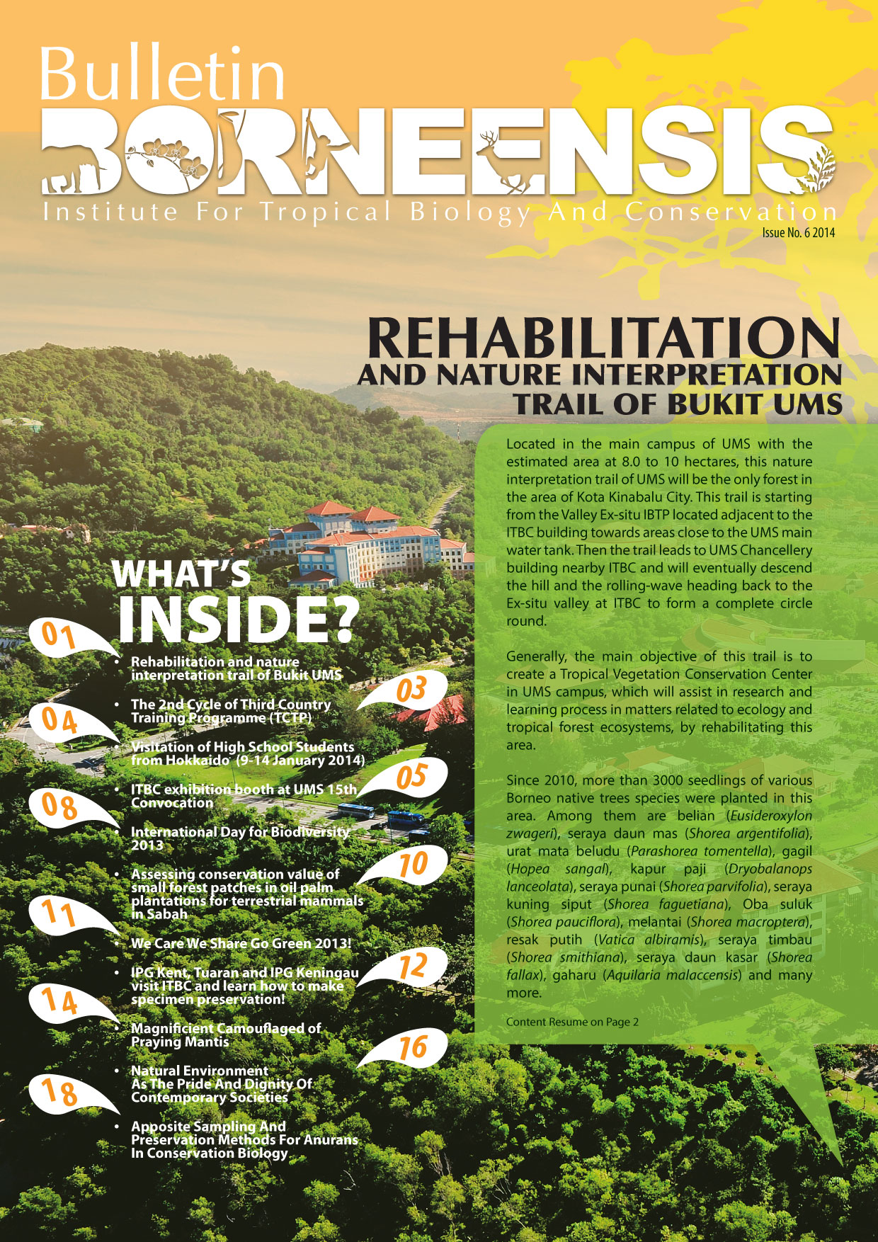BORNEENSIS BULLETIN ISSUE NO.06/2014