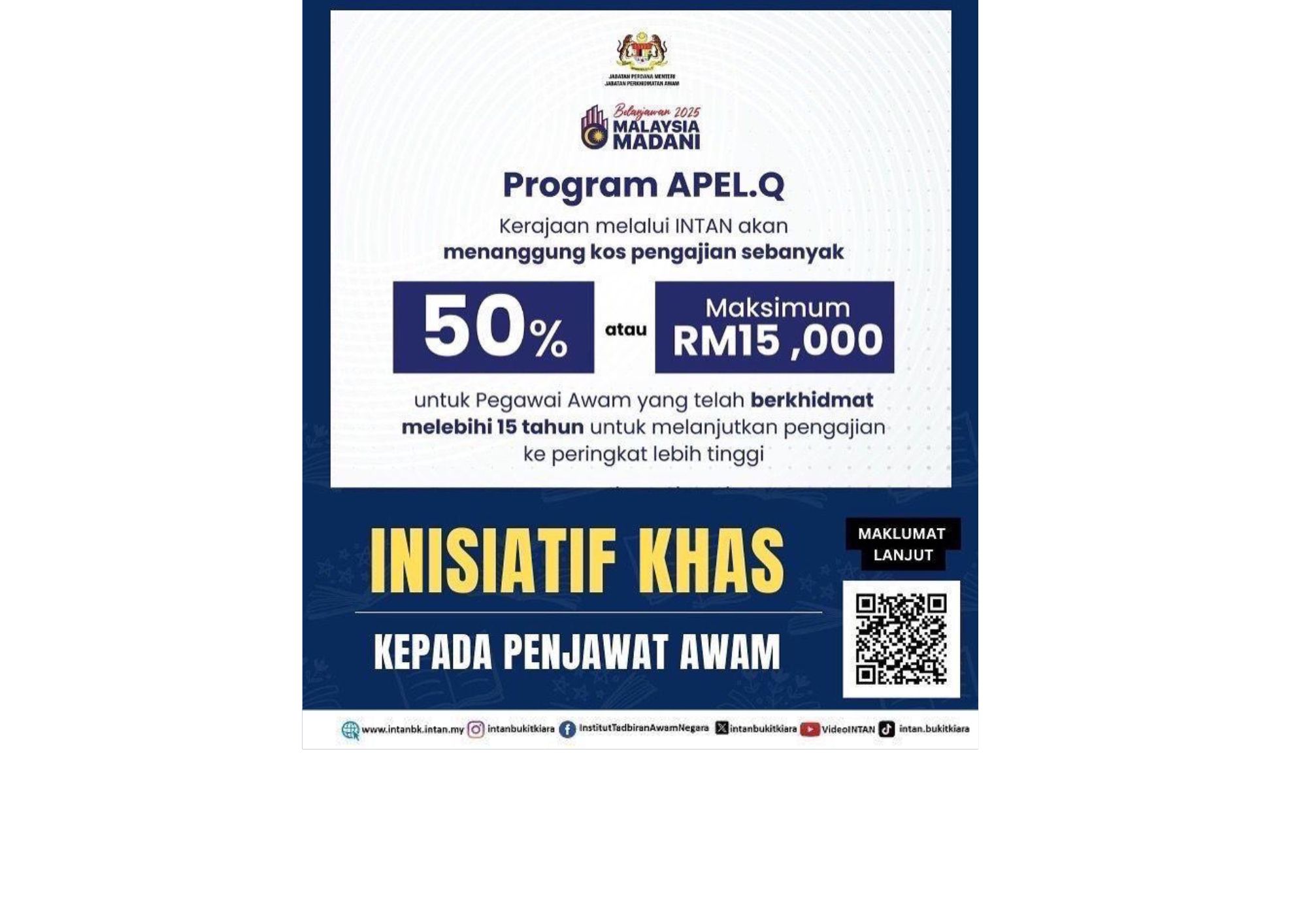 HEBAHAN PROGRAM APEL.Q INISIATIF KHAS KEPADA PENJAWAT AWAM