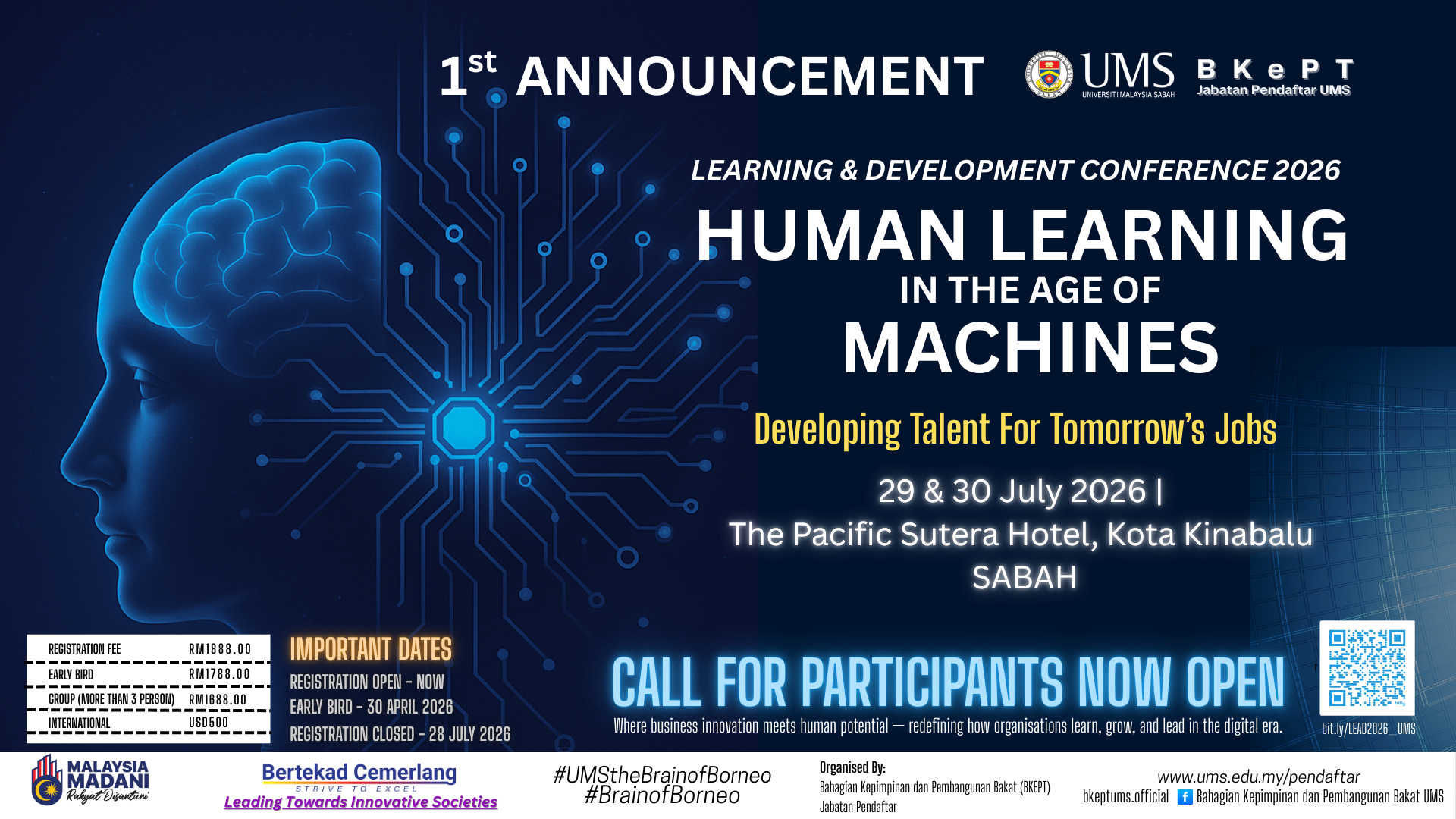 CONFERENCE LEARNING & DEVELOPMENT 2026: HUMAN LEARNING IN THE AGE OF MACHINES – DEVELOPING TALENTS FOR TOMORROW’S JOBS